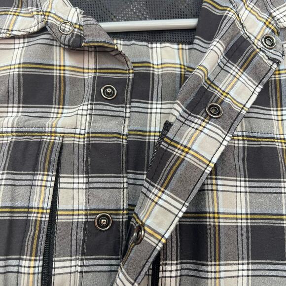 5.11 Tactical Series Men's Short Sleeve Plaid Button Down Shirt Size L - Picture 8 of 9